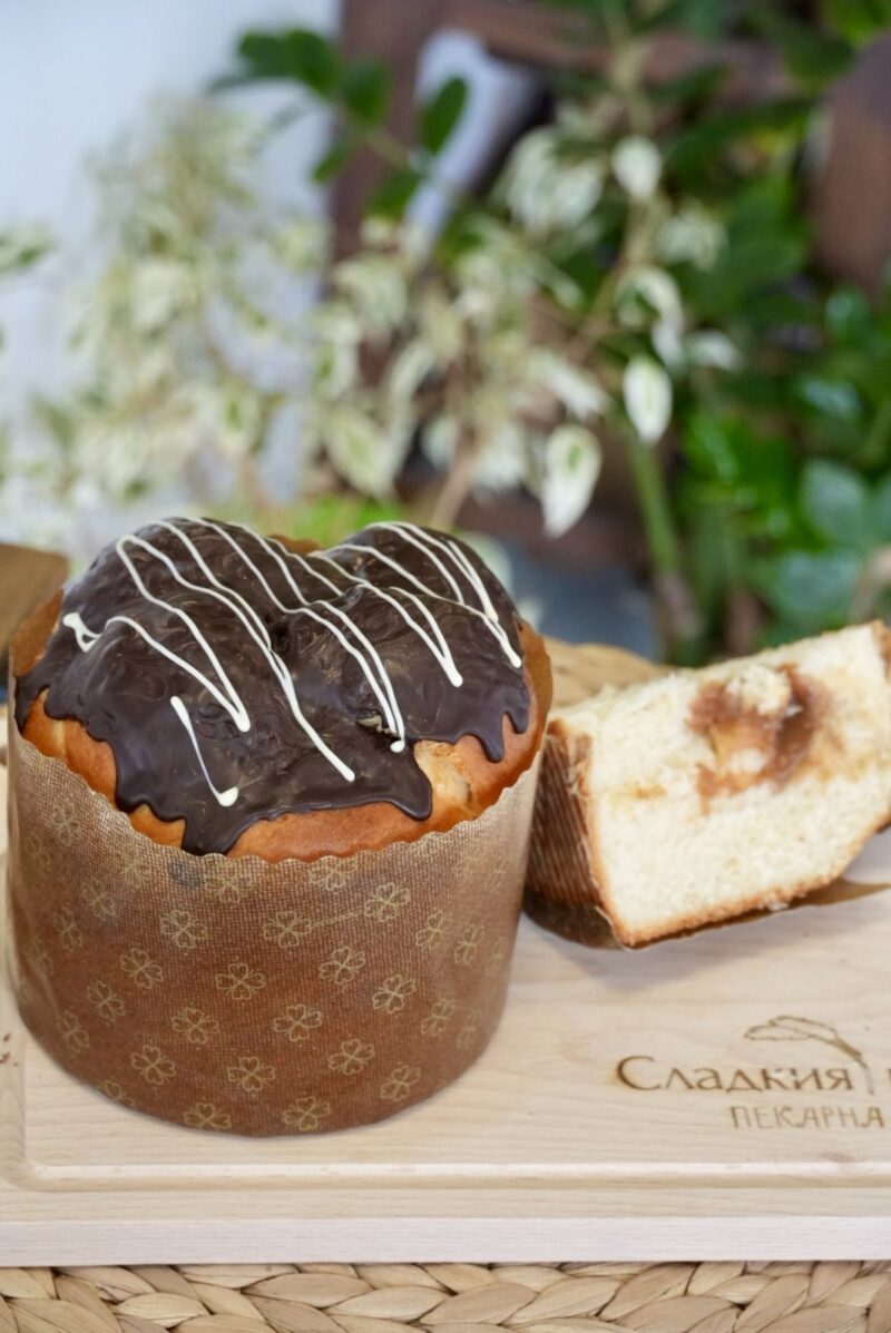 Козунак солен карамел